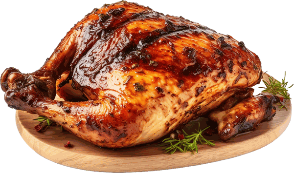 Flame-grilled peri peri chicken